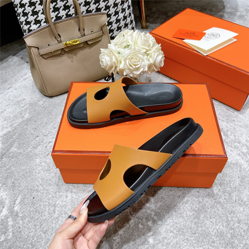 hermes platform slippers