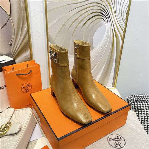 hermes stud ankle boots