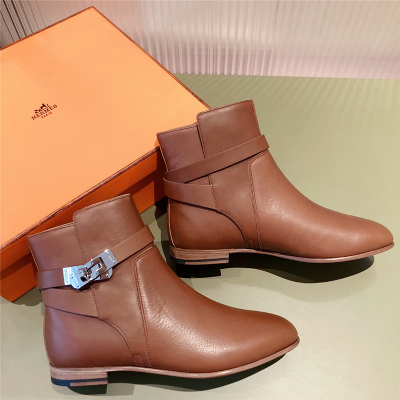 hermes kelly buckle ankle boots