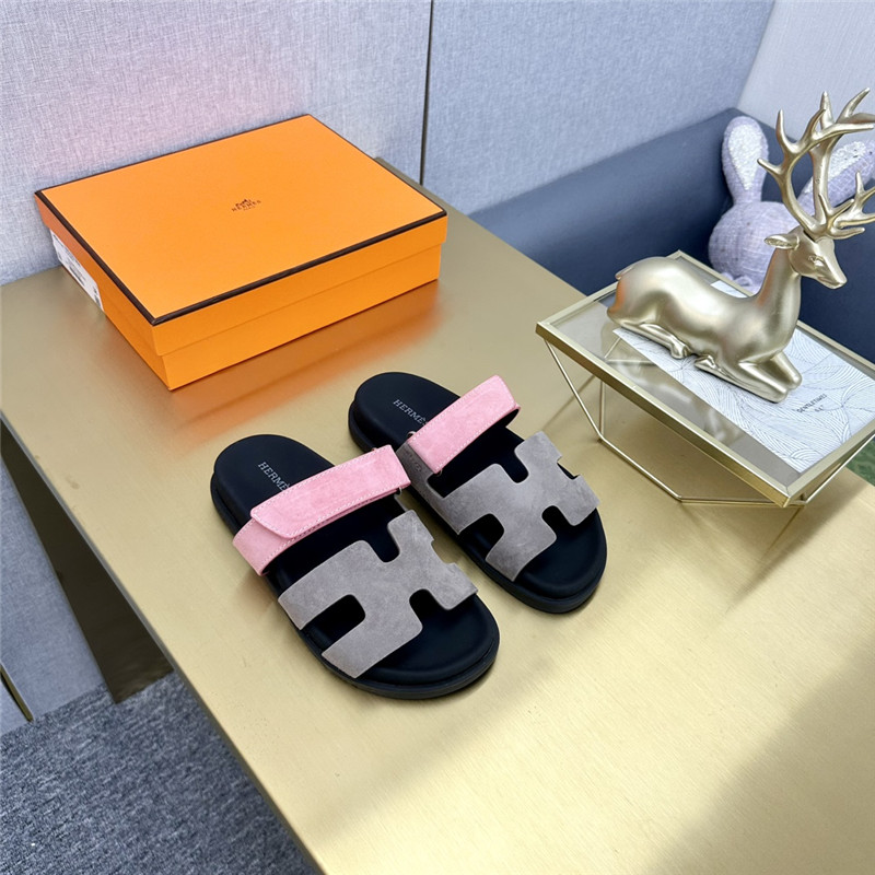 Hermès roll cake hair uncle slippers