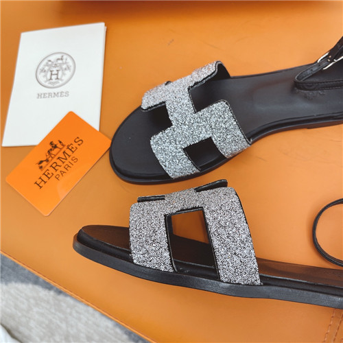 hermes flat sandals womens