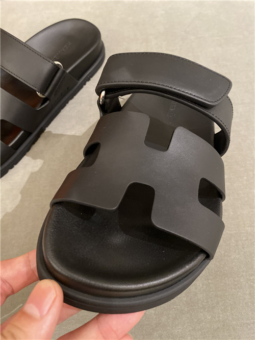 hermes h slippers women