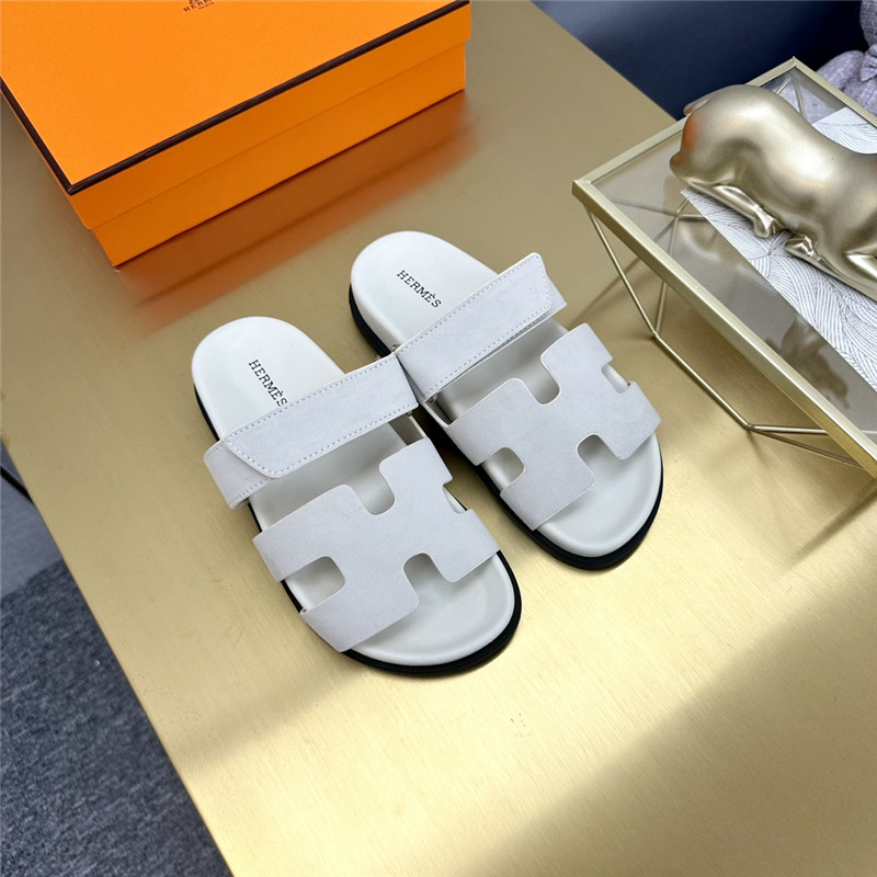 Hermès roll cake hair uncle slippers