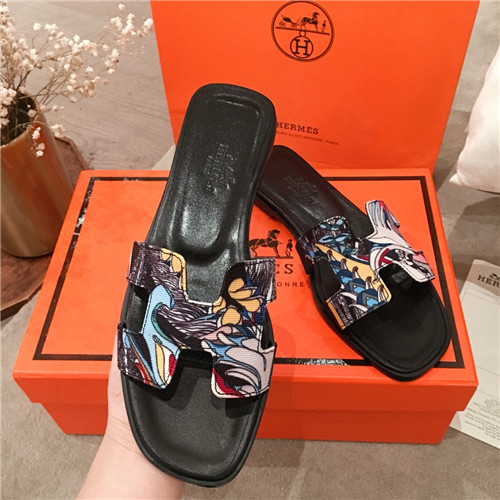hermes flat slippers
