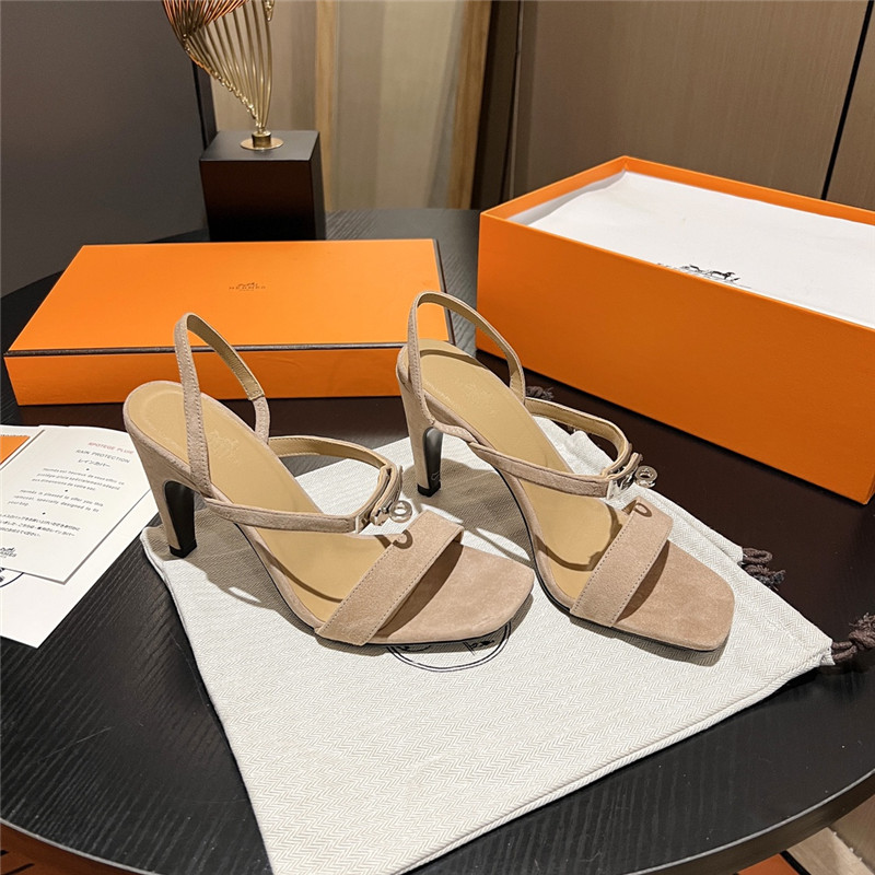 Hermes Sandals Dupe classic H high-heeled sandals