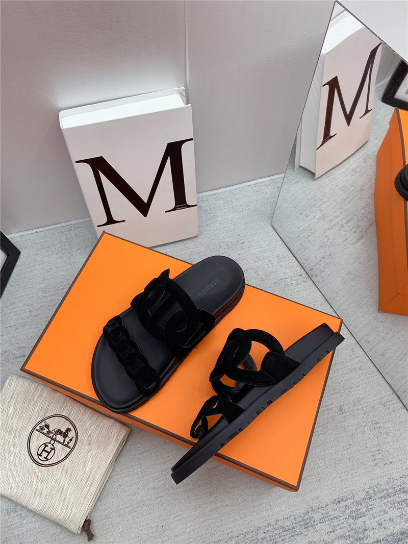 hermes flat sandals