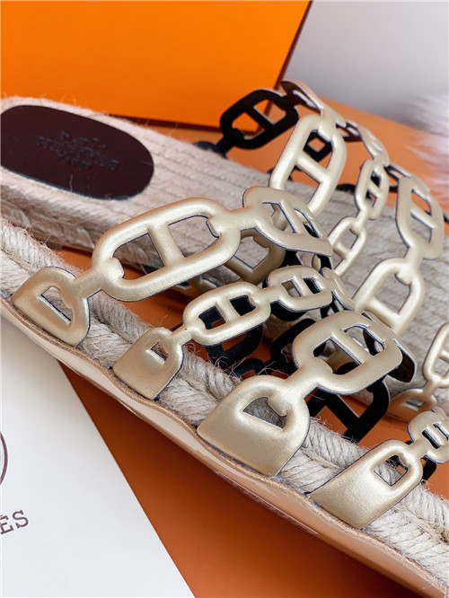 hermes flat slippers