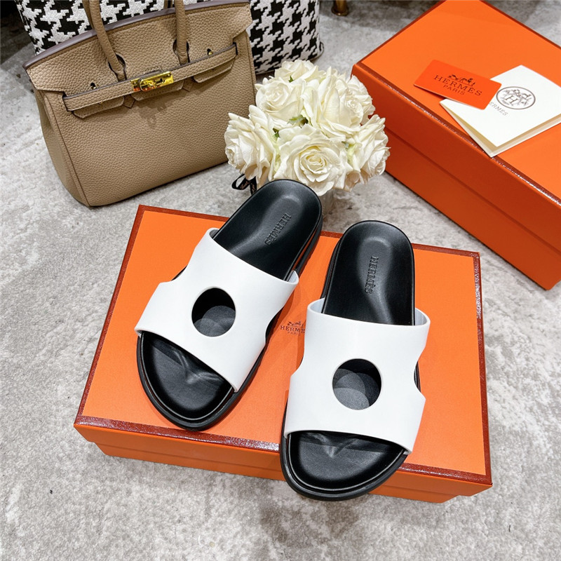hermes platform slippers