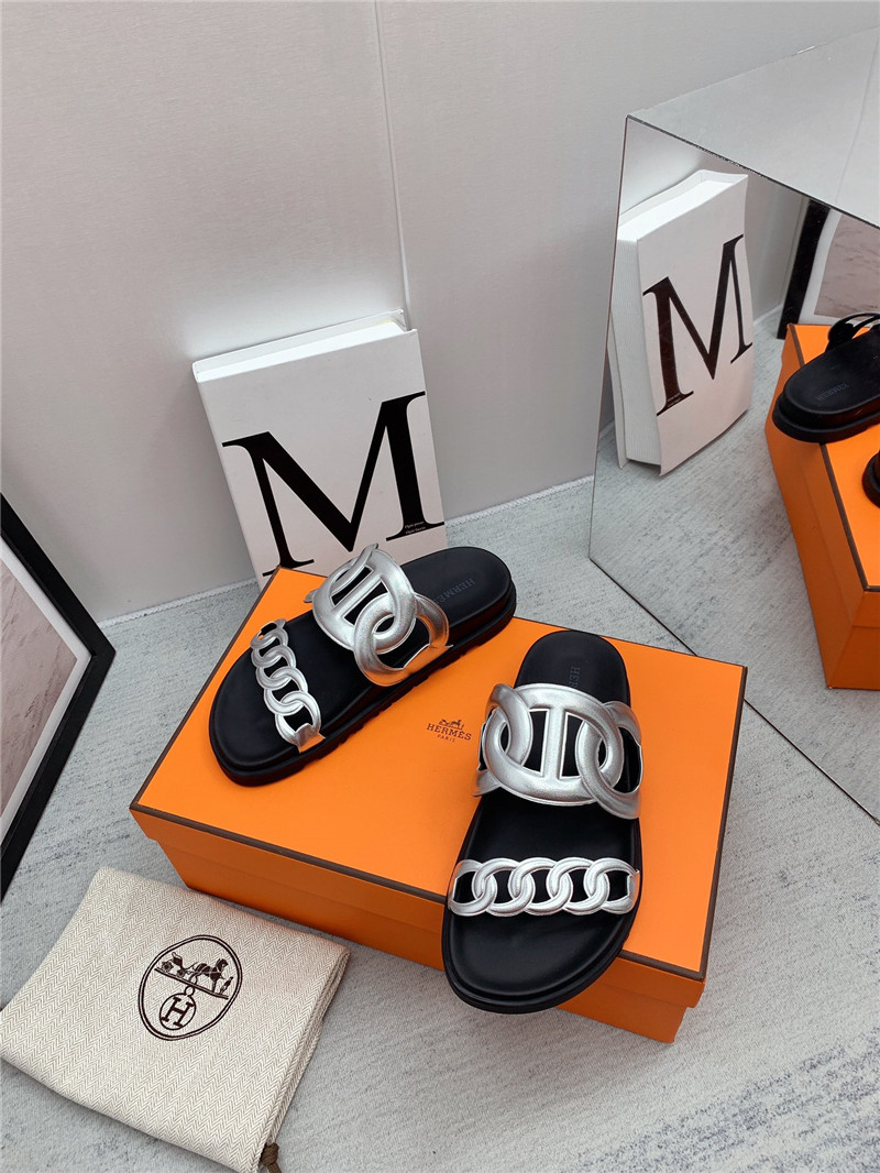 hermes flat sandals