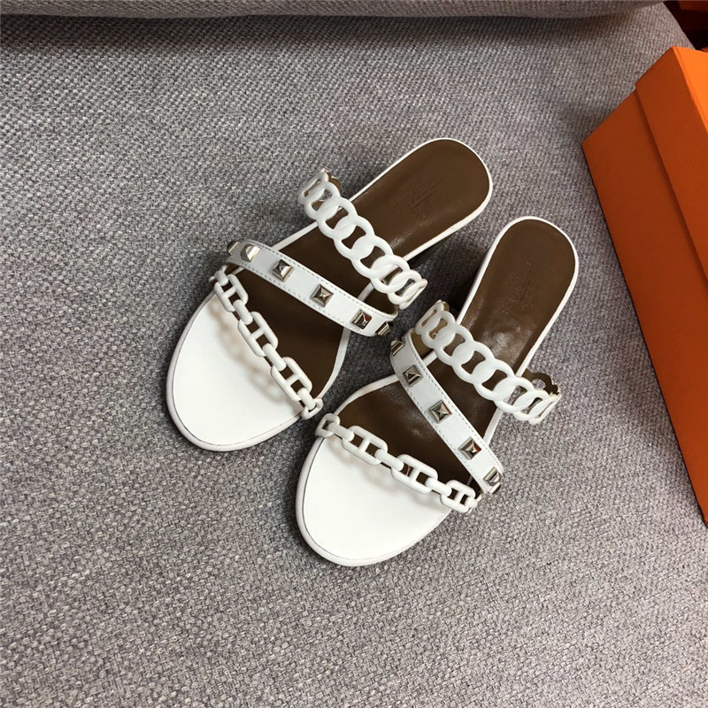 Hermes fake sandals replica sandals shoes