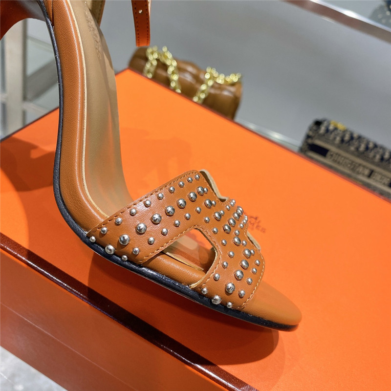 hermes high heel sandals womens