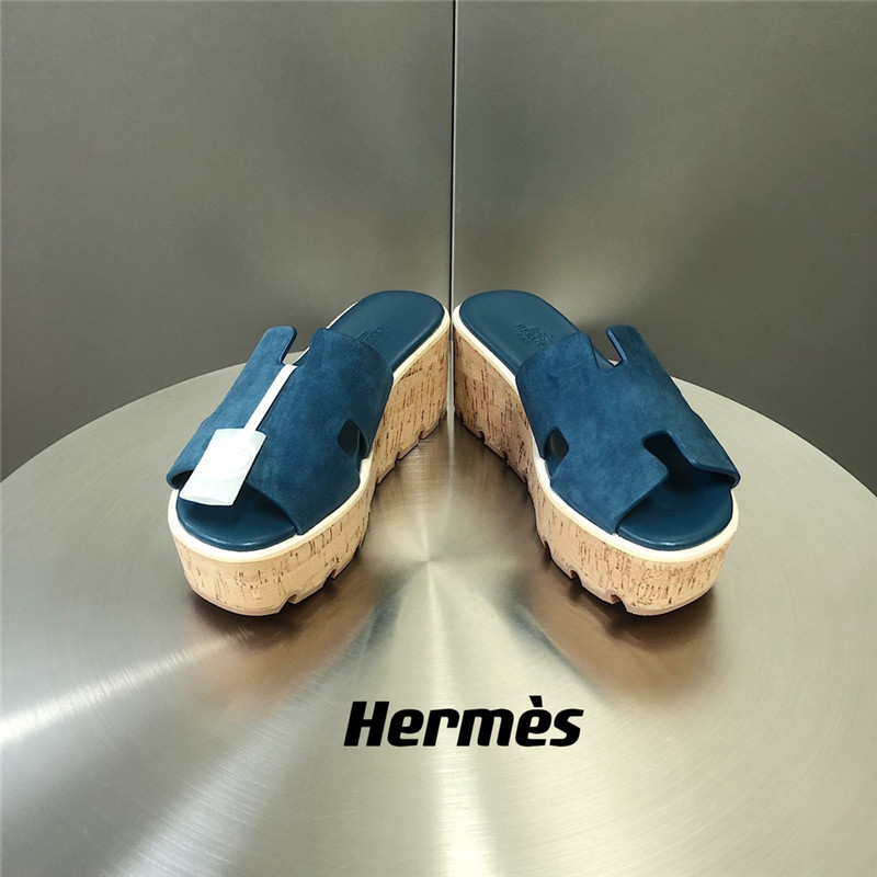 Hermès Platform Slippers