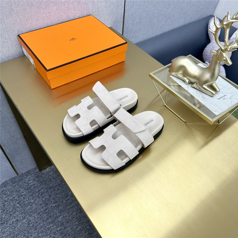 Hermès roll cake hair uncle slippers