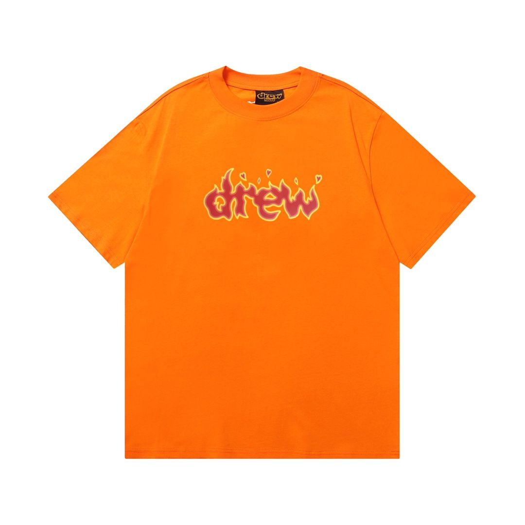 Drew House Fire T-shirt Orange
