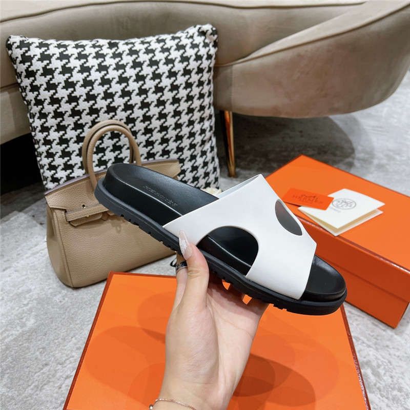 hermes platform slippers