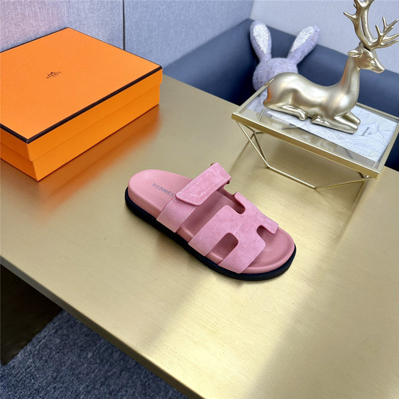 Hermès roll cake hair uncle slippers