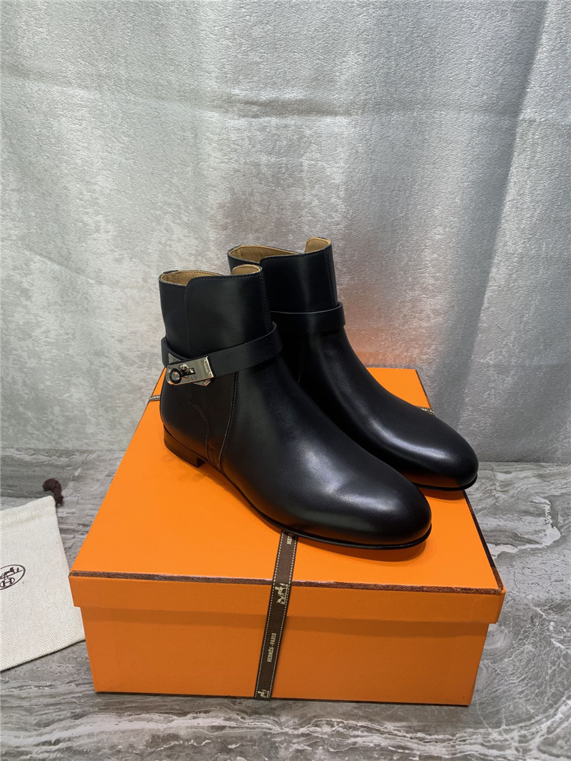hermes kelly ankle boots