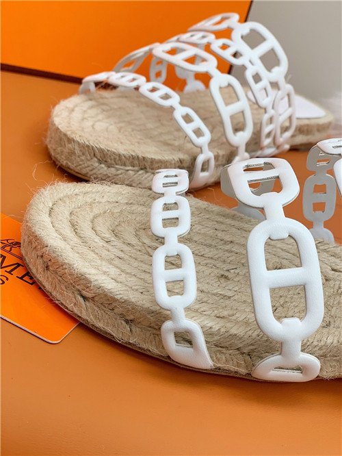 hermes flat slippers
