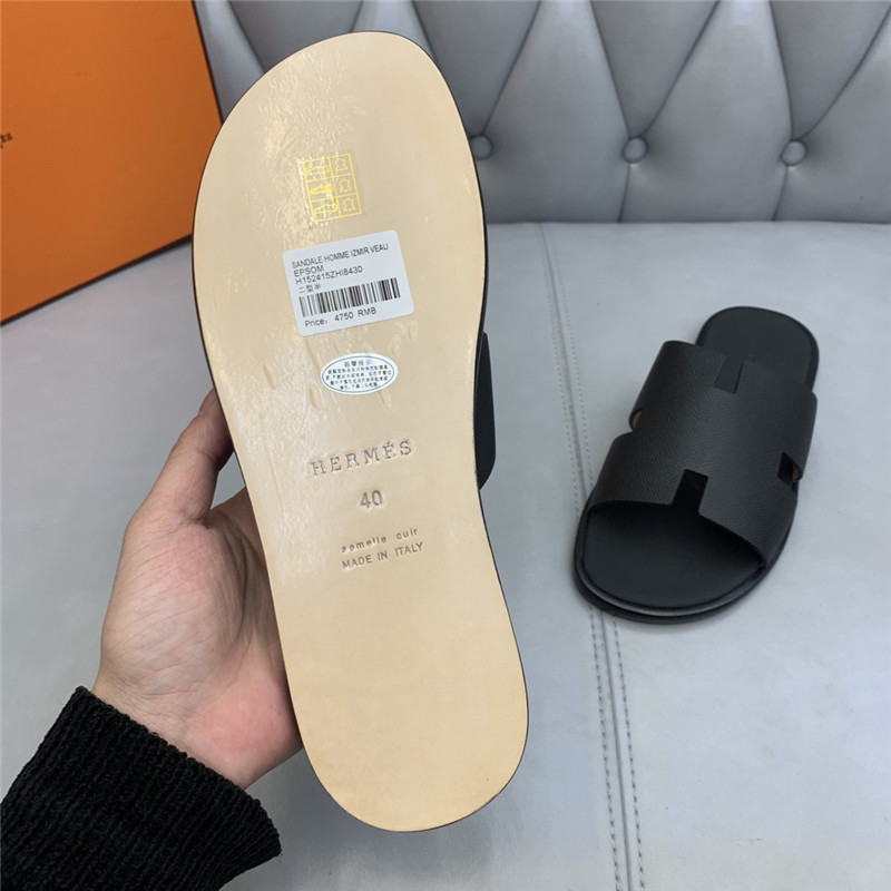 hermes H men s slippers