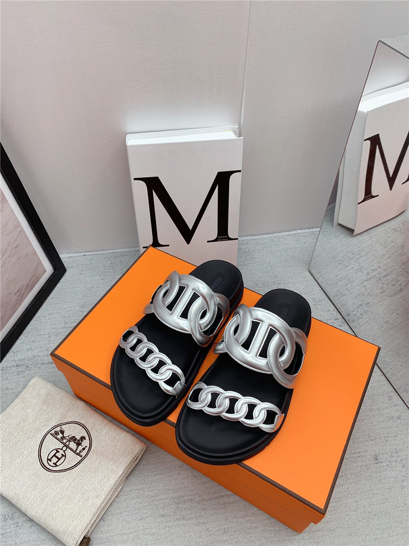 hermes flat sandals