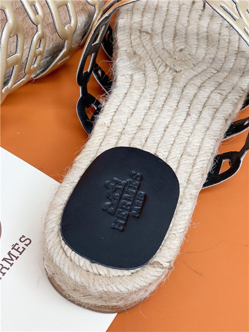 hermes flat slippers