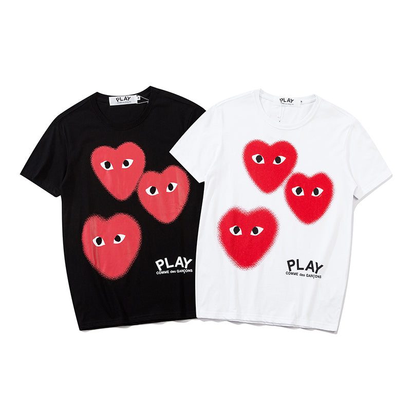 Comme Des Garcons Play Colored Dye Tee T Shirt 2304
