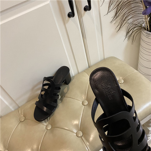 Hermes Sandals Dupe block heel