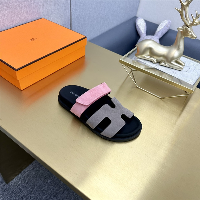 Hermès roll cake hair uncle slippers