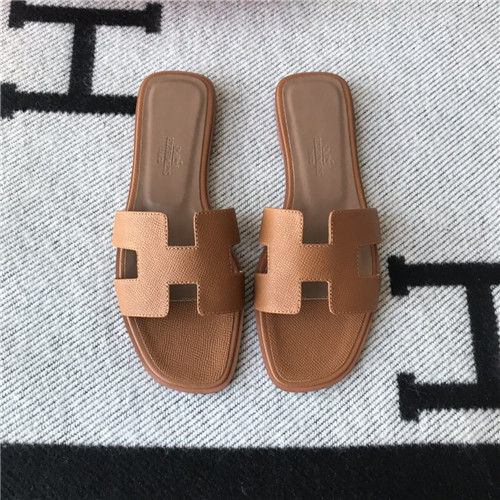 hermes flat slippers womens