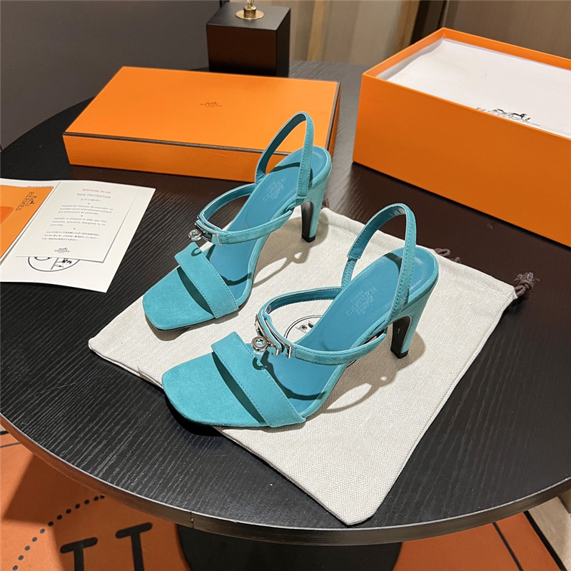 Hermes Sandals Dupe classic H high-heeled sandals