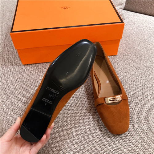 hermes flat shoes womens