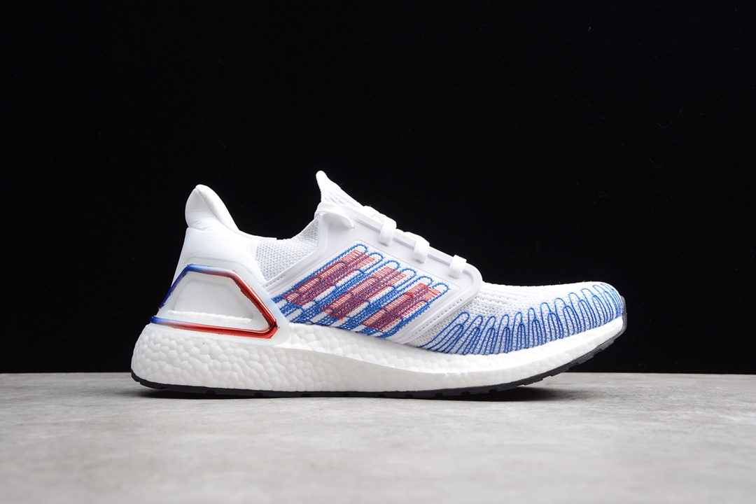 adidas Ultra Boost 20 Scarlet Royal Blue FG0712