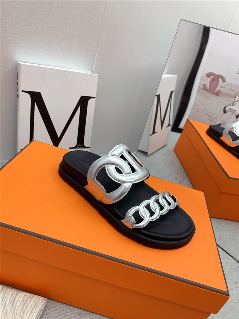 hermes flat sandals