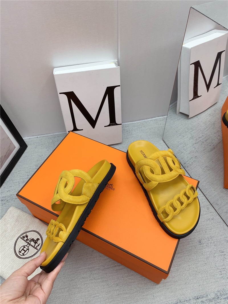 Hermès couple shoes