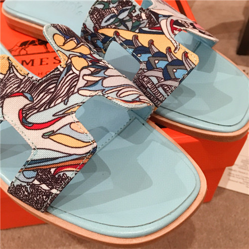 hermes flat slippers