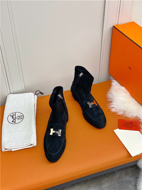 hermes H buckle boots replica shoes