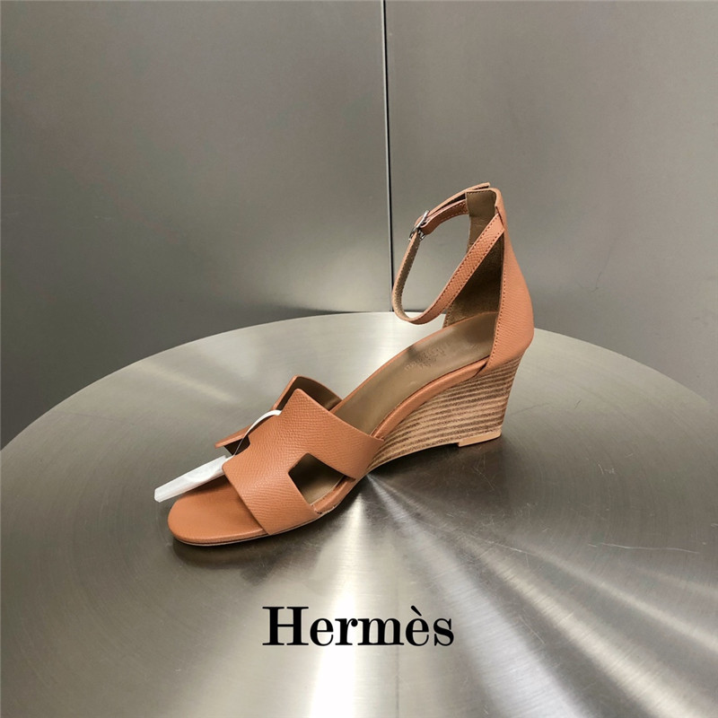 hermes legend wedge sandals