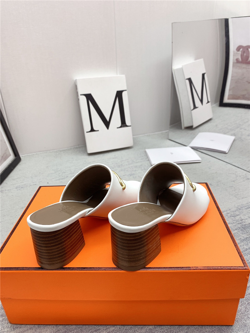 Hermes Sandals Dupe chunky heel sandals