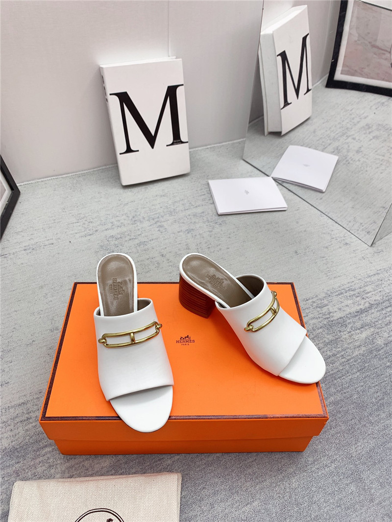Hermes Sandals Dupe chunky heel sandals