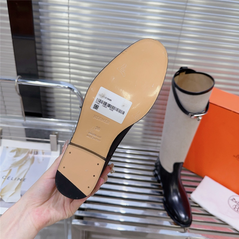 Hermès H lock perpetual classic boots