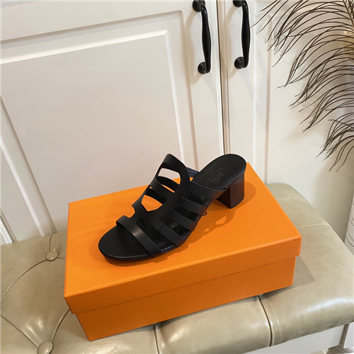 Hermes Sandals Dupe block heel