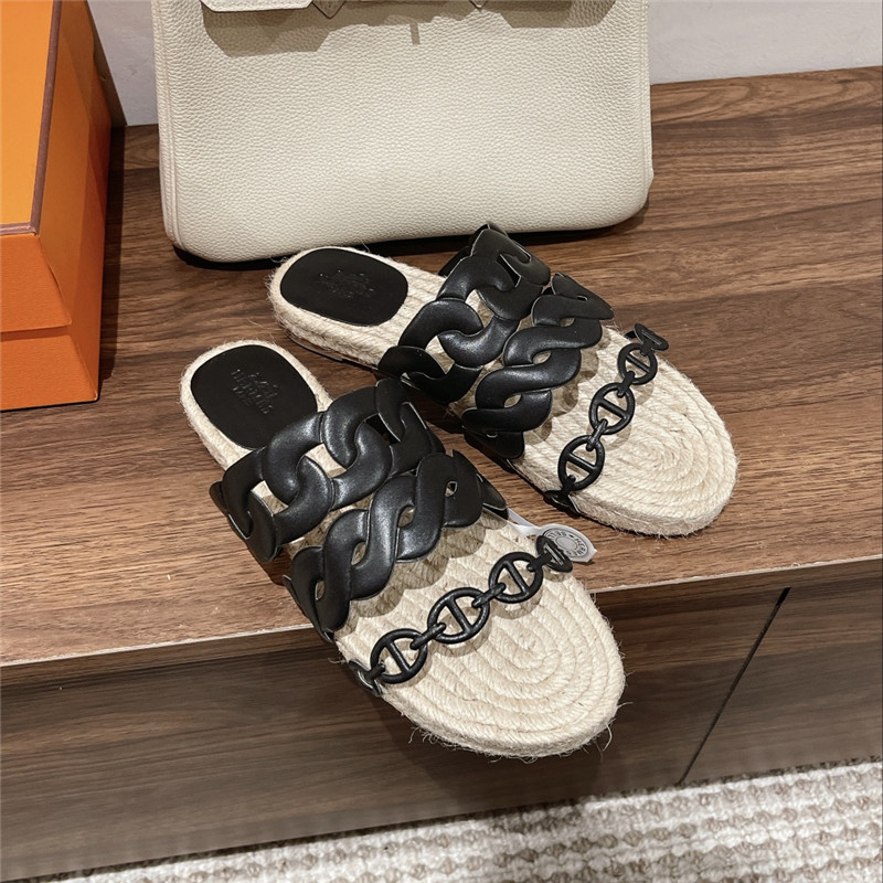 Hermès Gwen espadrilles