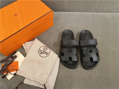 hermes h slippers women