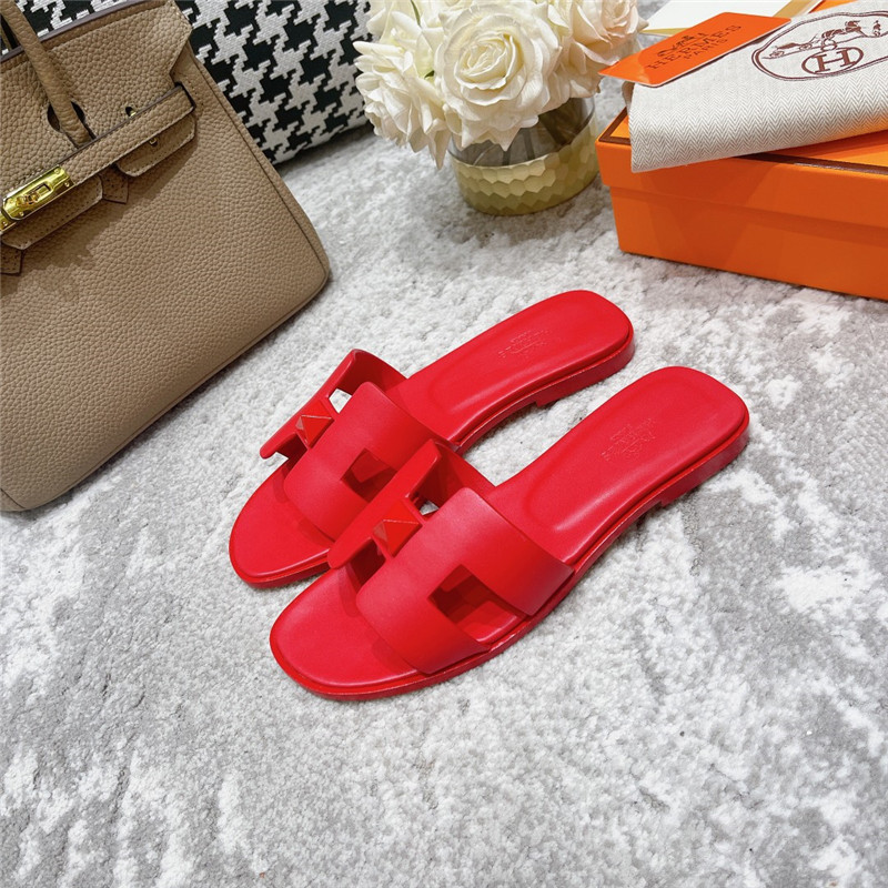 Hermes Sandals Dupe summer new orange sandals