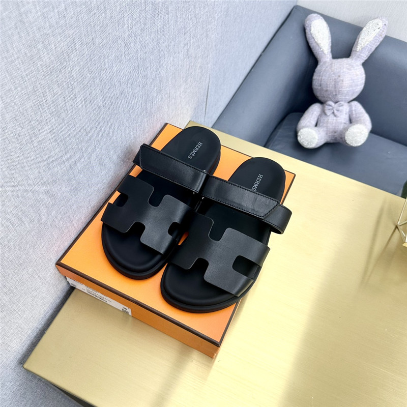 Hermès roll cake hair uncle slippers