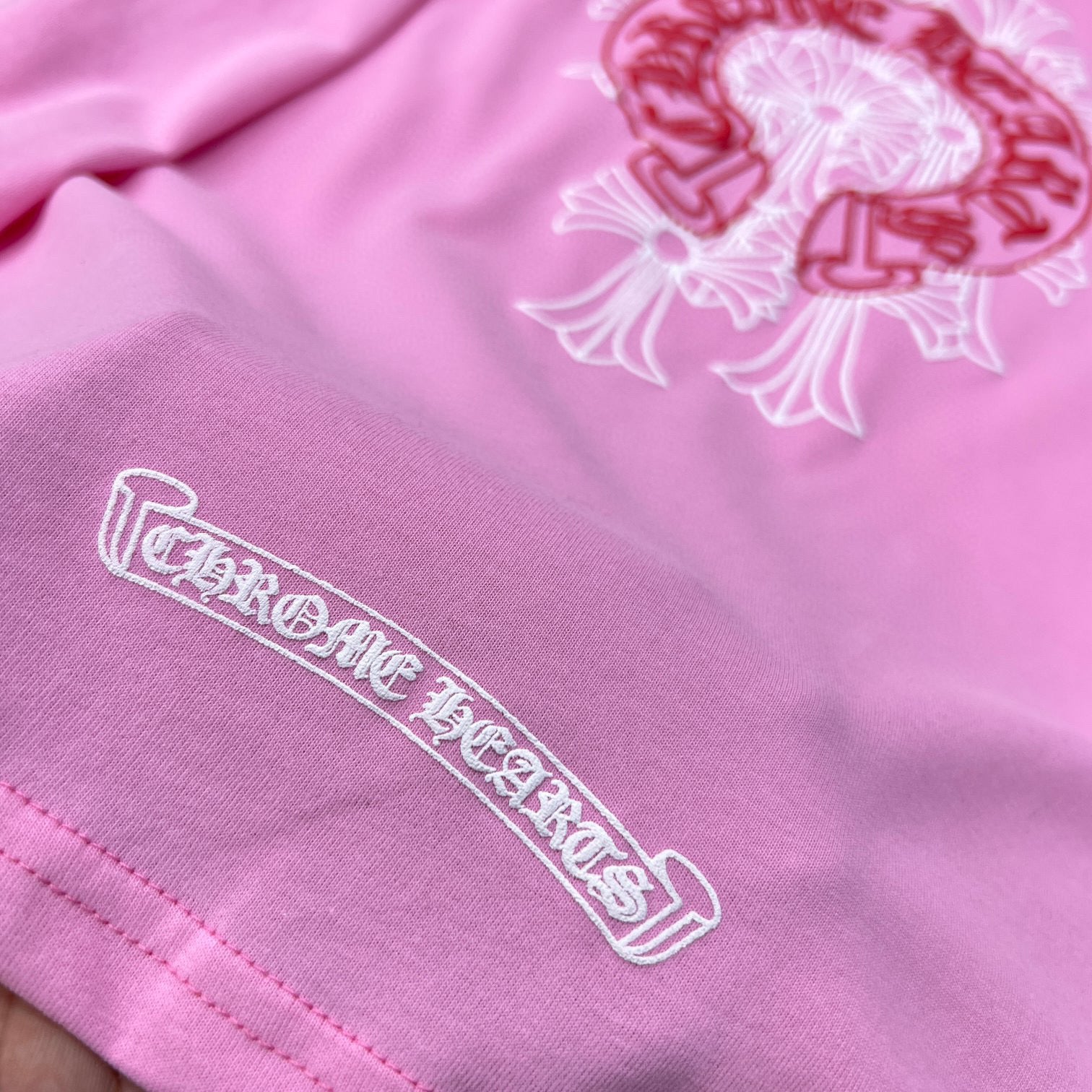 Chrome Hearts Replica Pink Long Sleeve