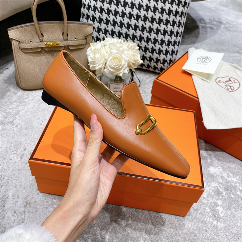 hermes muller flat shoes