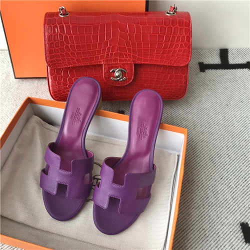 hermes flat slippers womens