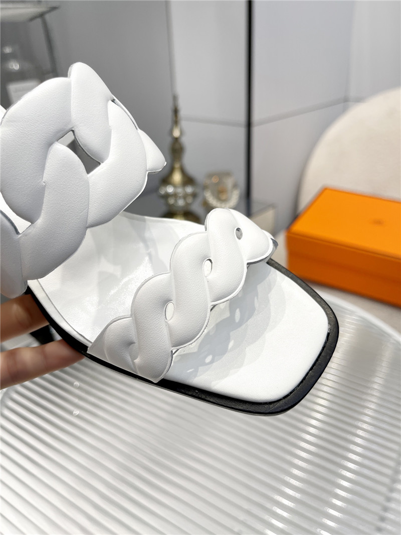 Hermès pig nose high heel sandals
