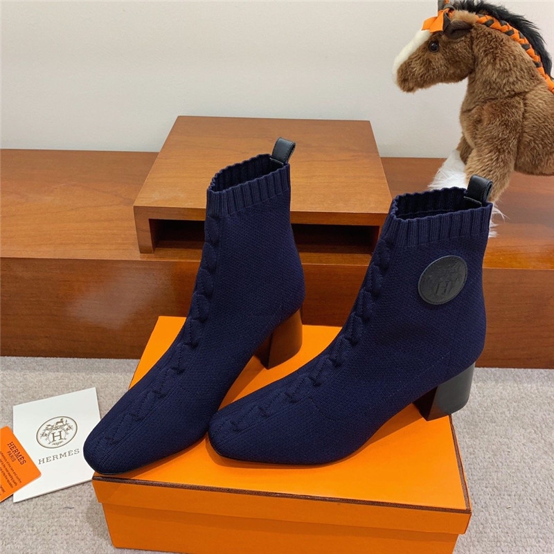 Hermes Birkin Replica Volver 60 ankle boot in blue